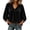 #093-Black, variant on Mineart Ruffled V-Neck Velvet Babydoll Blouse Women Lantern Long Sleeve Christmas Celebration Top Christmas Series