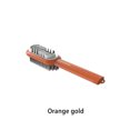 thumbnail image 4 of Injueey Cepillo de limpieza de 2 caras, mango largo, cepillos para zapatos, removedor de polvo, botas multifuncionales para el hogar, Suministros de limpieza para el hogar oro naranja, 4 of 6