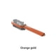 thumbnail image 2 of Advancent Cepillo de limpieza de 2 caras Cepillos para zapatos Eliminador de manchas de polvo Depurador de plástico multifuncional Botas de Suministros de limpieza para el hogar oro naranja, 2 of 6