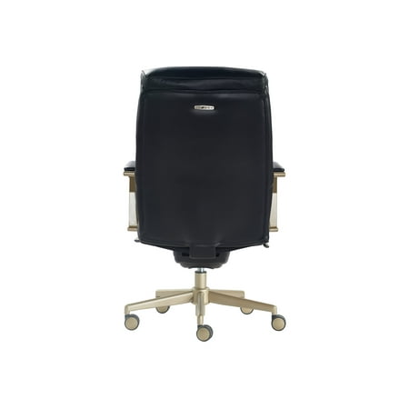 La-Z-Boy - Melrose Modern Foam & Bonded Leather Executive Chair - Black