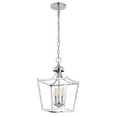 thumbnail image 6 of JONATHAN Y Camden 10" 3-Light Iron Classic Midcentury Pendant Lantern, Chrome, 6 of 8