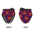 thumbnail image 2 of Pofeuu Red Floral Print Thickened Mini Silicone Oven Mitts Heat Resistant, Rubber Oven Mitt Gloves, Finger Pinch Grips, Pot Holder, Silicone Potholder, 2 of 7
