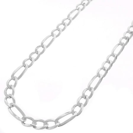 5mm Rolo Link Sterling Silver Italian 5mm Figaro Link ITProLux Solid 925 Necklace Chain 16