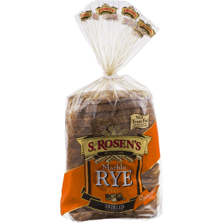 S. Rosen's Swirled Marble Rye Bread, Fresh 24 oz. ( 1 PACK )