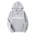 thumbnail image 2 of Viikei Womens Sweatshirts Clearance,Valentine's Day Women's Fashion Printed Hoodie Gray S, 2 of 3