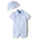 thumbnail image 1 of Set de mameluco y sombrero The Children's Place para bebés de 3 a 6 meses, 1 of 2
