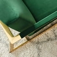 thumbnail image 4 of Modway Seg Performance Velvet Accent Chair, Green, 4 of 4