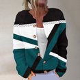 thumbnail image 3 of Ashirexll Cardigan Sweaters for Women, Winter Coats for Women, Women's Casual Printed Knit Cardigan with Button Jacket Fall Coats Top, 3 of 5