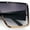 Gold Black - Smoke, variant on Womens Diva Oversized Shield Metal Rim Rectangle Luxury Sunglasses Gold Black - Black
