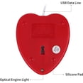 thumbnail image 5 of KUYHRF Wired Mouse Fish Shape Corded Mouse 3-Button 1200DPI Optical USB Computer Mouse with 3.9FT Cord for Laptop, Chromebook, PC, Desktop, Mac, Notebook-Red, 5 of 14