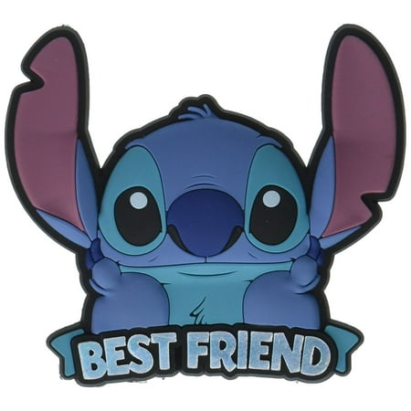 Magnet - Disney - Stitch - My Best Friend Soft Touch PVC New