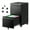 Black-2 Drawers, variant on Fesbos 2 Drawer Metal File Cabinet with Lock, Steel Filing Cabinets for Home Office,Fits A4/F4/Letter, Easy Assemble (Black)