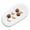 White, variant on SDFGTstore Plastic Oval Serving Tray Kitchen Fruit Dessert Tray Multifunction Food Plate Organizer Desktop Cosmetic Jewelry Tray