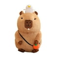 thumbnail image 4 of Lindo Capybara Animal de peluche muñeco de Capybara cómodo realista dibujos animados Animal de peluche para niños regalos de cumpleaños familia , 40CM, 4 of 8