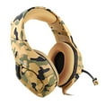 thumbnail image 2 of fashionhome Camouflage Wire Game Headset with Mic LED for New Phone, 2 of 6