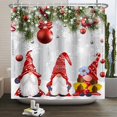 thumbnail image 1 of Christmas Shower Curtain,Merry Christmas Shower Curtain-Gnome Shower Curtain 3D Wood Snow Christmas Bathroom Decor Holiday Decorations Waterproof Polyester Fabric 72" X 72", 1 of 6