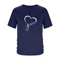 thumbnail image 3 of Tops para hombre, blusas y camisas de manga corta con cuello redondo para hombre, camisetas casuales con estampado de moda para hombre, blusa de manga corta, blusa de poliéster para hombre., 3 of 4