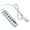 White, variant on USB 6 Port Extension Hub with Overcurrent Protections Ensuring Secure Data Transfer for Extended Electronic Use