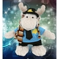 thumbnail image 6 of DolliBu Standing Moose Police Officer Plush Toy - Soft Moose Cop Stuffed Animal Dress Up with Cute Cop Uniform and Cap Outfit - 13.5 Inches, 6 of 7