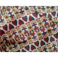 thumbnail image 4 of oneOone Silk Tabby Fabric Leaves & Floral Block Decor Fabric Printed BTY 42 Inch Wide, 4 of 4