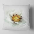 thumbnail image 2 of Designart Bloomy Poppy Flower Watercolor - Floral Throw Pillow - 16x16, 2 of 5