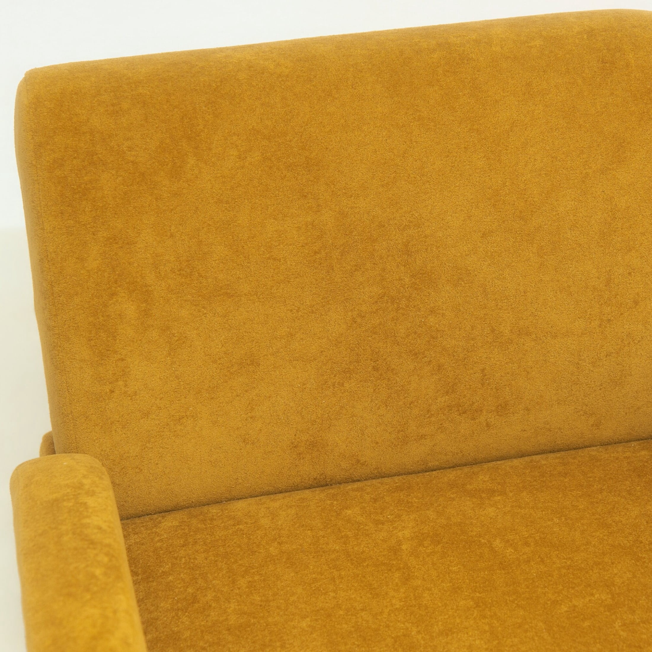 Noble House Jordon 28" Velvet Upholstered Accent Lounge Chair with Birch Legs, for Living Room, Brown Yellow
