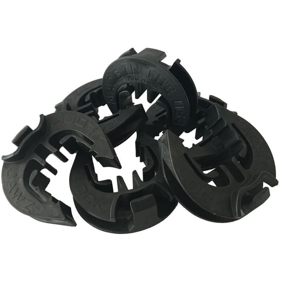 Lock Jawz T-Post Insulator, 25 pack Color: Black