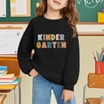 thumbnail image 2 of Mercatoo Kindergarten Sweatshirts for Kids Boys Girls First Day of School Sweatshirt Long Sleeve Back to 𝐒chool Ho𝐨dies, 2 of 6