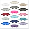 thumbnail image 3 of Mulberry Park - 100% Pure 19 Momme Silk Sleep Eye Mask - Luxurious, Smooth and Ultra Soft Comfortable Sleeping Mask with Silk Covered Strap, Blocks Light for Deep, Full Night's Sleep - Lilac, 3 of 3