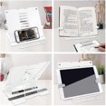 thumbnail image 3 of Metal Reading Stand.metal Book Stand.book Stand White.reading Stand Cookbook, 3 of 4