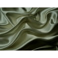 thumbnail image 2 of 4-Pc Poly Satin Bed Sheet Pillowcase Set 15 inch Deep Pocket Lingerie Silk-like Charmeuse King Sage Green, 2 of 2