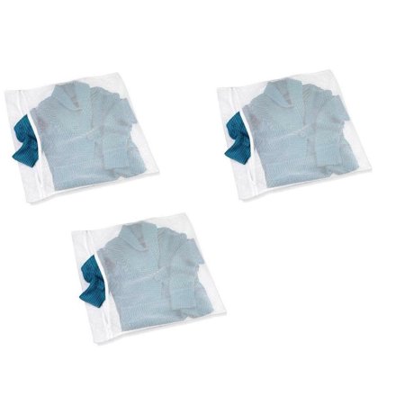3 pack XL Large Zippered Mesh Washing Machine Bag Intimates Socks Lingerie