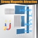 thumbnail image 5 of Estante magnético para especias para refrigerador, paquete de 7 estantes magnéticos 100% metal, organizador de especias de cocina con estante de gancho, soporte para toallas de papel, organizador de, 5 of 26