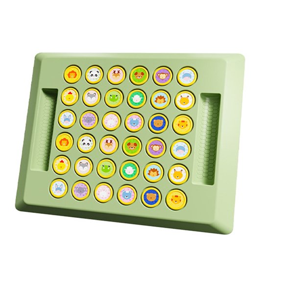 Two-Player Animal Flip Puzzle Game, Interactive Matching Activity, Educational Board Fun For Children, Family Game Night Entertainment
