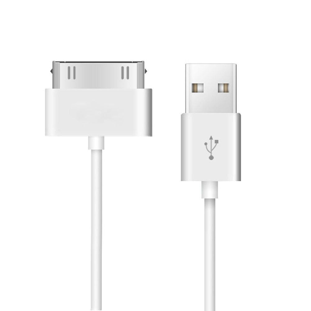 USB Charger Cable for iPhone 4 4s iPod Nano iPad 2 3 30Pin Data USB