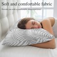 thumbnail image 5 of Palm Leaves Grey Throw Pillow Cover 20 x 26 Inch Decorative Pillow Cover Summer Botanical Coastal Tropical Lumbar Pillowcase Seasonal Rectangle Cushion Case for Couch Sofa Bed Living Room, 5 of 9