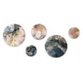 thumbnail image 2 of Designart "Pink Geode Exploration III" Abstract Marble Metal Wall Art Set of 5 Piece, 2 of 5