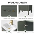 thumbnail image 5 of Vanity Art 20" Bathroom Vanity Cabinet with Ceramic Undermount Sink, Free Standing Storage Cabinets with Ceramic Countertop, and Removable Shelve, 5 of 6