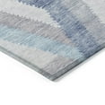 thumbnail image 4 of Addison Rugs Chantille Indoor/Outdoor Transitional Geometric Denim Washable Rectangle Rug, 5' x 7'6", 4 of 6