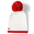 thumbnail image 2 of Women's Fanatics White Detroit Red Wings 2025 NHL Stadium Series Team Knit Hat with Pom, 2 of 2