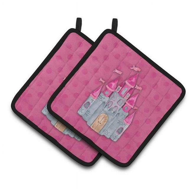 Carolines Treasures BB7405PTHD Princesse Château Aquarelle Paire de Porte-Pots