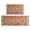 Bohemian Farmhouse Orange-1, variant on 2 Piece Bohemian Farmhouse Orange Vintage Rug Kitchen Rug Set, Decor Kitchen Rugs, Absorbent Non-Slip Washable Floor Mats, Home Indoor Runner Rugs 17"x47" 17"x30"