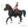 thumbnail image 3 of Horse with Riders Riding Figurine Ornaments Animal Figure for 4-7 Years Old, 3 of 8