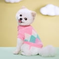 thumbnail image 1 of Nueva Llegada Ropa Para Mascotas Suéter De Punto Multicolor Para Mantener El Calor Y La Moda, 1 of 3