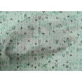 thumbnail image 4 of oneOone Cotton Poplin Light Grayish Green Fabric Texture & Triangle Geometric Craft Projects Decor Fabric Printed By The Yard 42 Inch Wide, 4 of 4