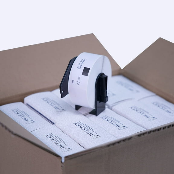 Compatible Address Labels Replacement for Brother DK-1201 (1-1/7" x 3-1/2"), Use with Brother QL Label Printers [20 Rolls/8000 Labels]
