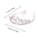 thumbnail image 2 of Women Birthday Crown Rhinestone Hairband for 50th Birthday Celebration 1Pcs, 2 of 2