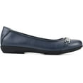 thumbnail image 2 of Cliffs by White Mountain Womens CHARMED Faux Leather Slip On Ballet Flats, 2 of 6