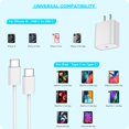 thumbnail image 2 of Cargador rápido Kruidvat para iPhone 16/15, paquete de 3 unidades USB C a tipo C, 2 of 7