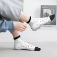thumbnail image 2 of Fuzoiu Airplane Print Adult Socks, Crew Moisture-wicking Socks, Unisex Cushion Crew Socks,Casual Sports Ankle Socks, 2 of 7